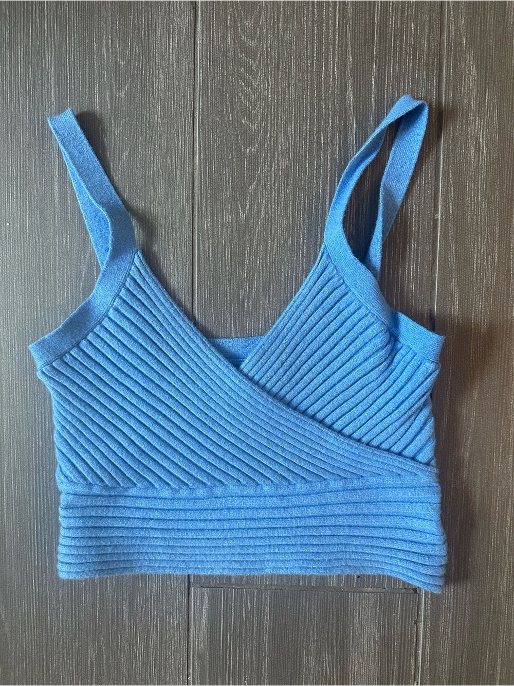 Princess Polly Blue Crop Top